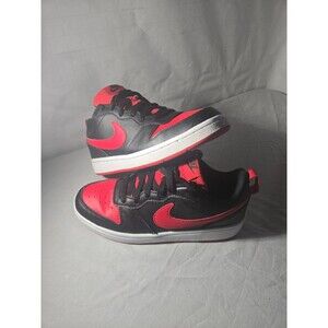 Nike Court Borough Low 2 Black and Red Size 5.5